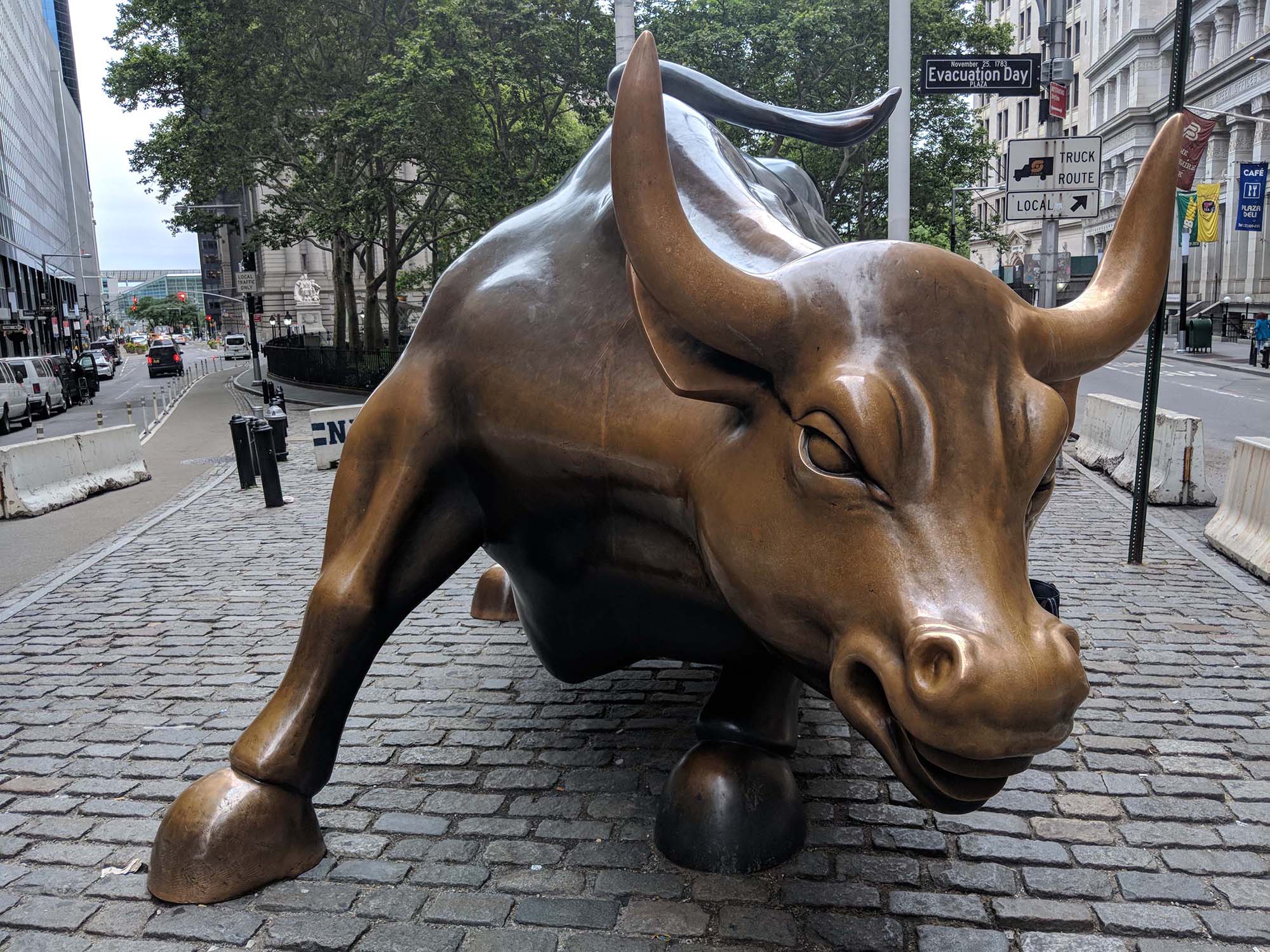 Wall St Bull Statue Location