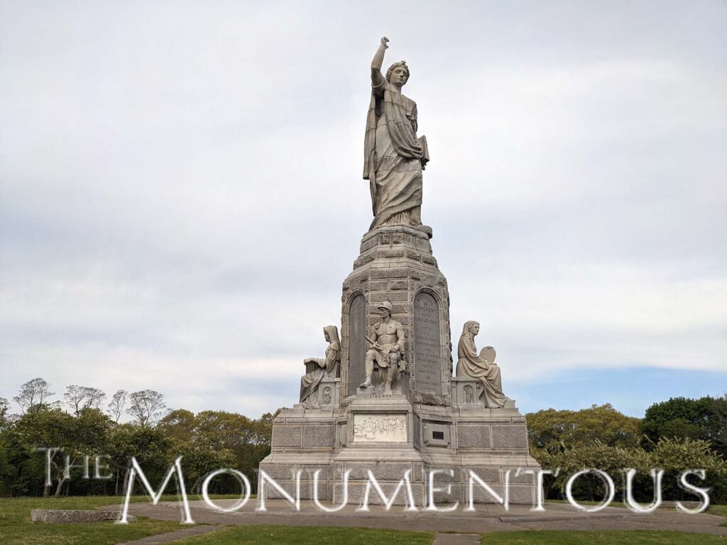 The National Monument To The Forefathers Is Connected To The Past And ...