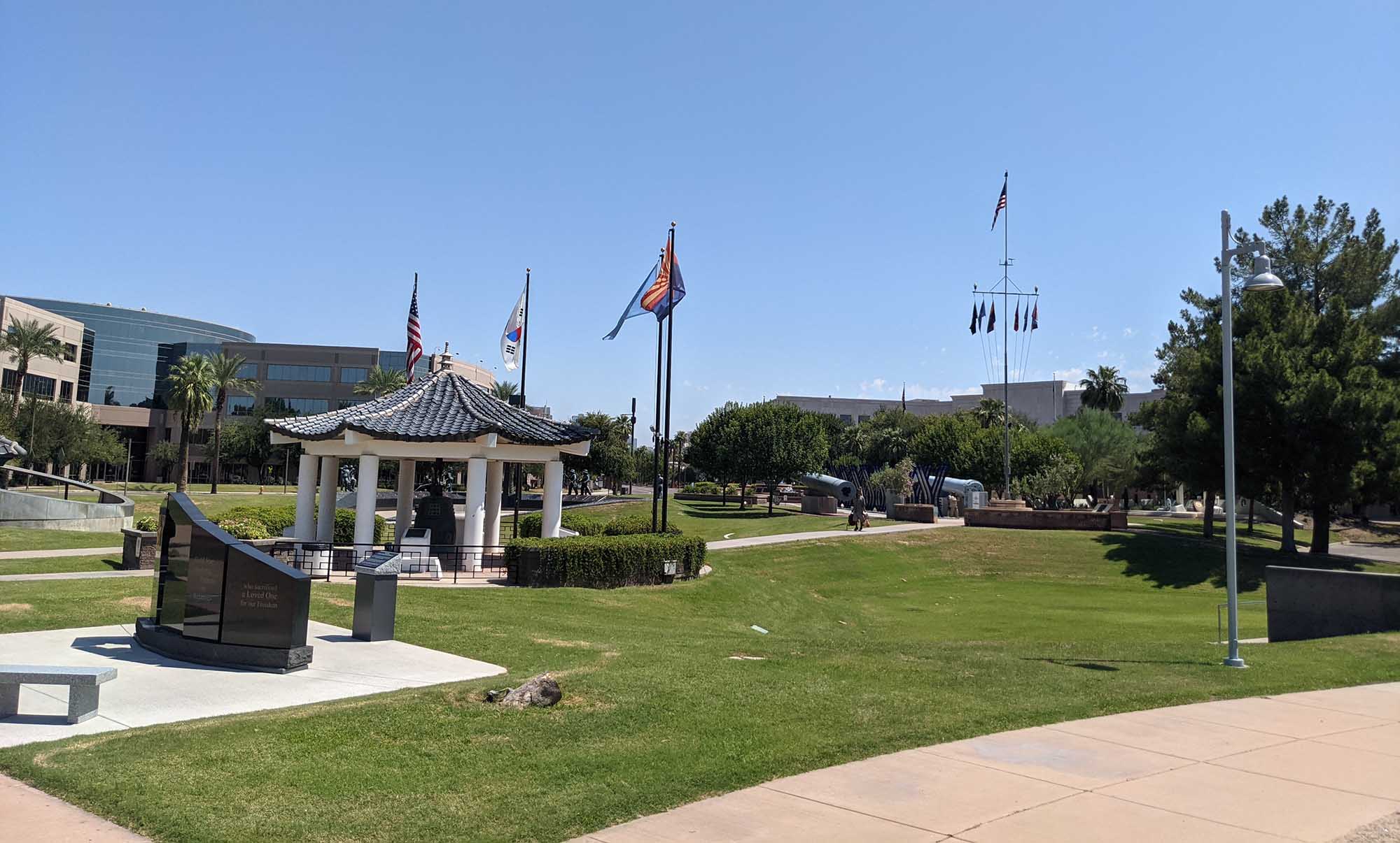 The Wesley Bolin Memorial Plaza Features a Collection of Monuments ...